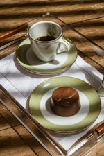 Toalha Para Bandeja Linho Misto Off-white Retangular 20X30 Cm
