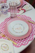 Prato Raso Porcelana Paint Rosa