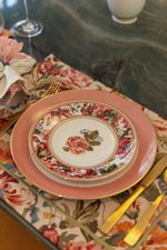 Prato Raso Porcelana Paint Rosa