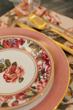 Prato Raso Porcelana Paint Rosa