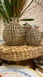 Vaso Bojudo Treliça Natural M