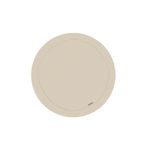 Toalha Para Bandeja Linho Misto Areia Redonda 24 Cm