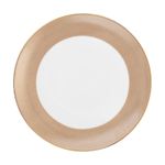 Prato Porcelana Sobremesa Paint Bege