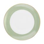 Prato Porcelana Sobremesa Paint Verde