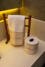 Toalha De Lavabo Clássica Off-white