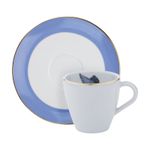 Xícara Porcelana Sabiá Azul