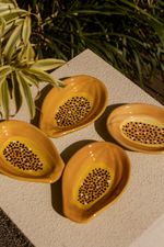 Petisqueira De Cerâmica Mamão Papaya