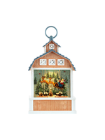 Casa Papai Noel Na Neve Com Luz