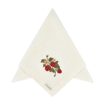 Guardanapo Linhão Off-white Bordado Berries