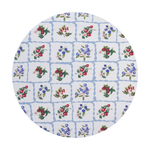 Capa De Sousplat Select Estampado Berries Azul