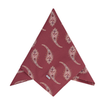 Guardanapo Estampado Algodão Aiko Bordô