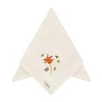 Guardanapo Linhão Off-white Bordado Flora