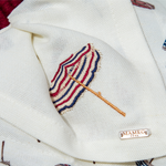 Guardanapo Linhão Off-white Bordado Sombreiro