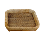 Bandeja Rattan Quadrada M