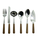Set Serviço Madeira 6 Pçs