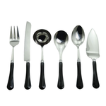 Set Serviço Preto 6 Pçs