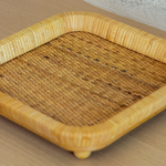 Bandeja Rattan Quadrada P