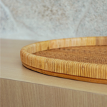 Bandeja Rattan Oval M