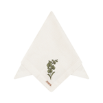 Guardanapo Linhão Off White Bordado Orquídea