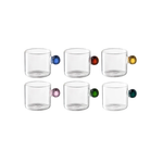 Conjunto de Xícara Café Multicolor