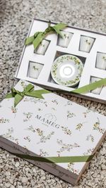 Set  Xícaras De Café Porcelana Flora