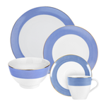 Conjunto Paint Azul 24 peças (6 lugares)
