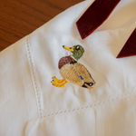 Guardanapo Linho Ponto Ajour Off White 50x50 bordado Mallard