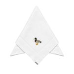 Guardanapo Linho Ponto Ajour Off White 50x50 bordado Mallard