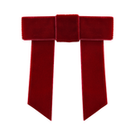 Porta Guardanpo Laço Veludo Vermelho