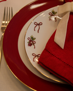 Prato Raso Porcelana Paint Bordô