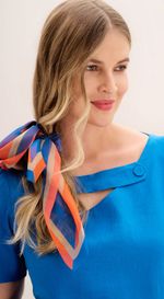 Blusa Linho Azul