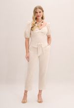 Blusa Com Abertura Nas Costas