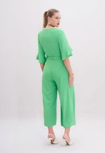 Calça Pantacourt Verde