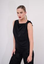 Blusa Com Laço No Ombro