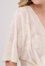 Blusa Bordada Branca