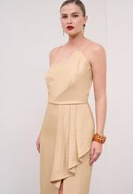 Vestido Crepe Alfaiataria