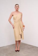 Vestido Crepe Alfaiataria