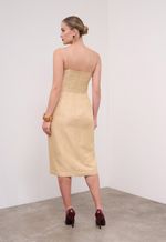 Vestido Crepe Alfaiataria