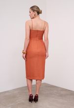 Vestido Crepe Alfaiataria