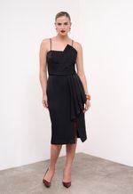 Vestido Crepe Alfaiataria