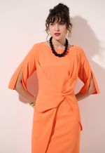 Vestido Midi Manga 3/4