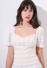Blusa Decote Coração