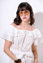 Vestido Off-White Midi