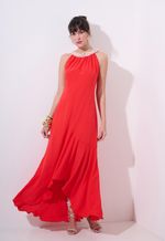 Vestido Midi Sem Manga
