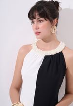 Vestido Midi Sem Manga