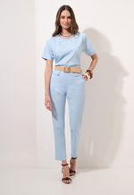 Calça Sarja Feminina Alfaiataria