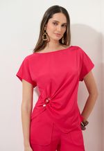 Blusa Decote Redondo