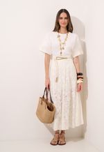 Blusa Decote U - Off-White