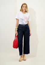 Calça Reta Feminina Jeans