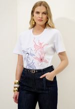 T-Shirt Feminina Estampada